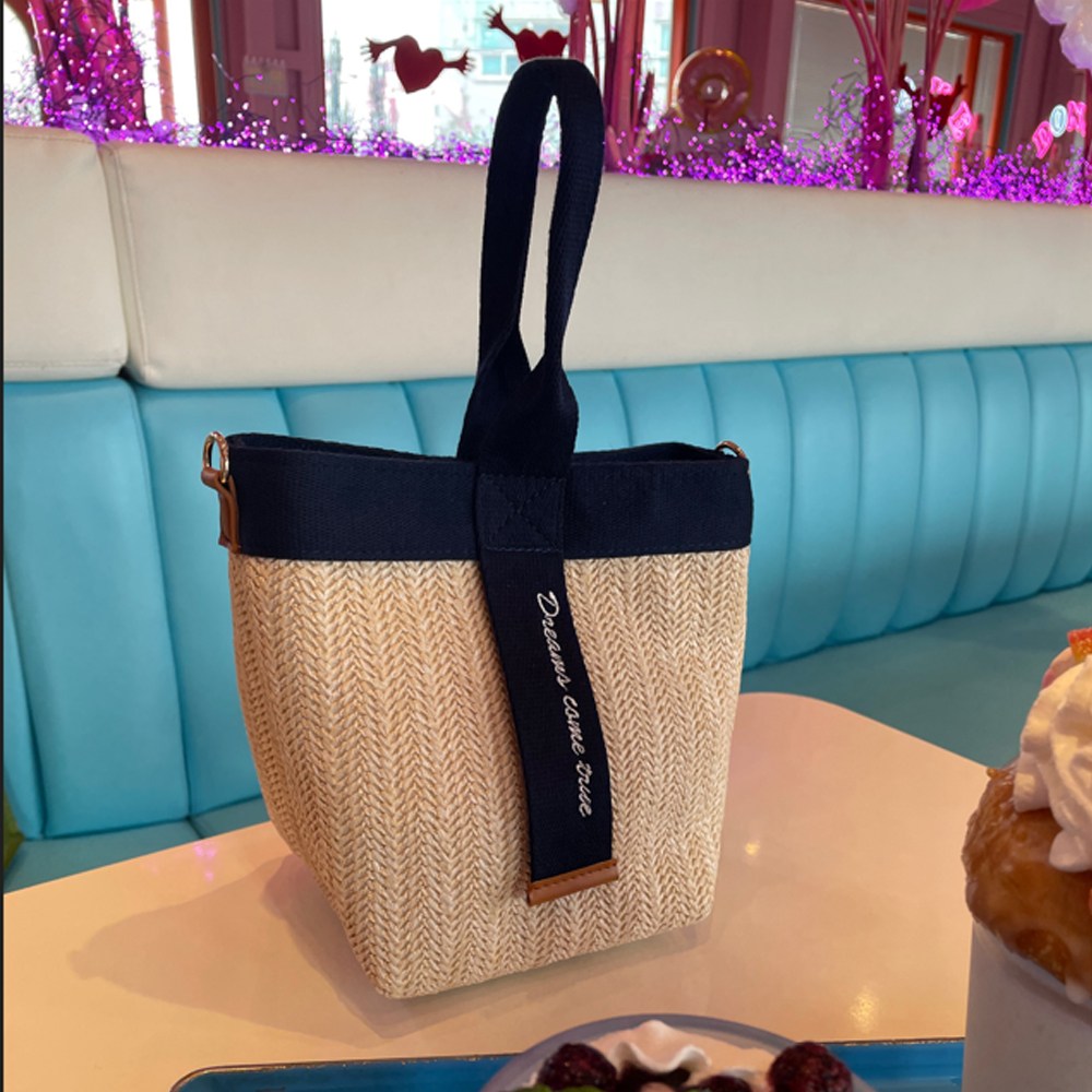 (국내제작상품) 우아한여인 시원한 여름 가방 썸머 비스코스 라탄 크로스 토트백 캔버스 2컬러 42,900원