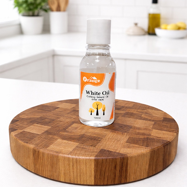 오렌지 화이트오일(미네랄오일) 100mL 원목도마관리, 엔드그레인도마, 라탄, 원목가구오일 4,000원