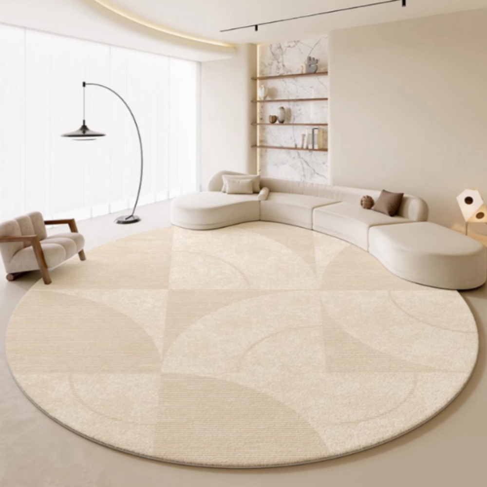 동그라미러그  대형 원형 러그 카페트 화이트 300cm 고급 거실 초대형 동그라미 방수 394,000원