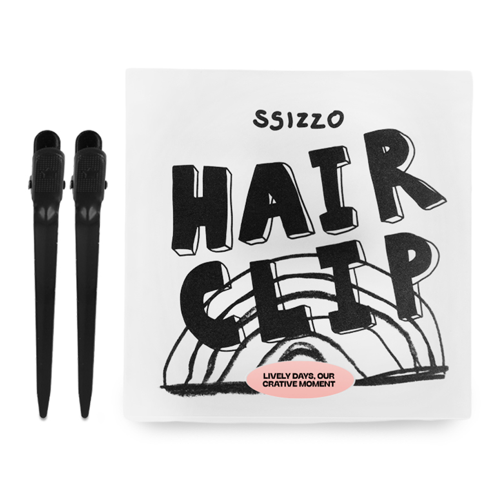 씨조 미용실 자국없는 헤어 집게핀 대형, 블랙, 6개 5,900원