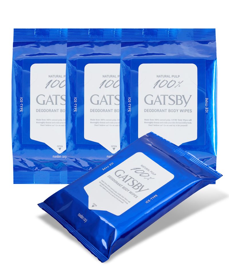 GATSBY 데오도란트 바디페이퍼 아이스시트러스 30매 3개+휴대용 10매 29,170원