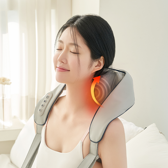[슬룸 정품] 슬룸 넥숄더 힐링케어 무선 목 어깨 마사지기 온열 안마기 승모근 지압기 94,000원