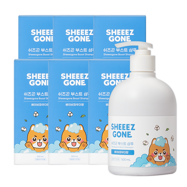 쉬즈곤 저자극 부스트 강아지 샴푸 베이비파우더향 65,790원