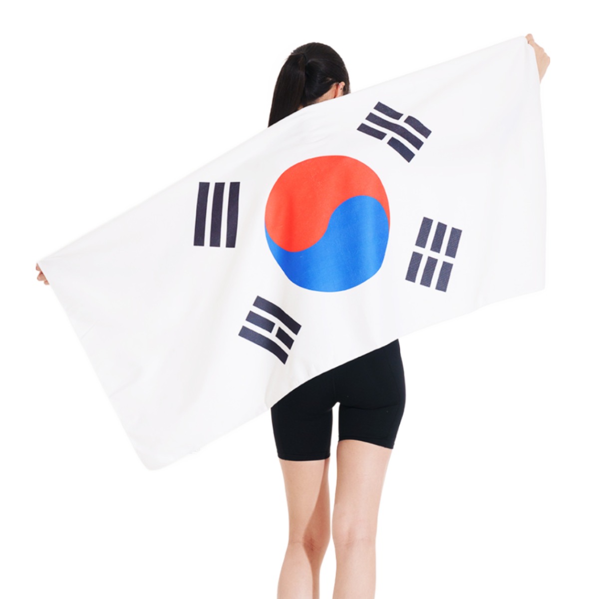 TAPONY 대형 태극기 타월 타올 비치타올 큰수건, 1개 21,900원