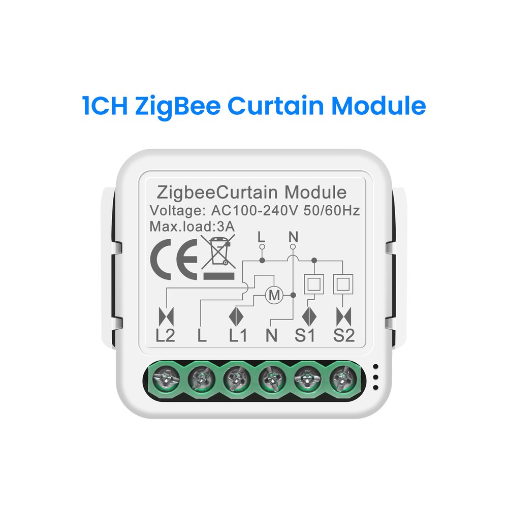 스마트 지그비 와이파이 작동 커튼 스위치 알렉사 투야 모터용 롤러 RF433 블라인드 전기 셔터 GIRIER 2CH 모듈 16,800원