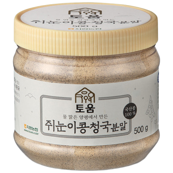 지평농협 쥐눈이콩 청국장분말 500g / 청국가루, 500g, 1개 32,550원