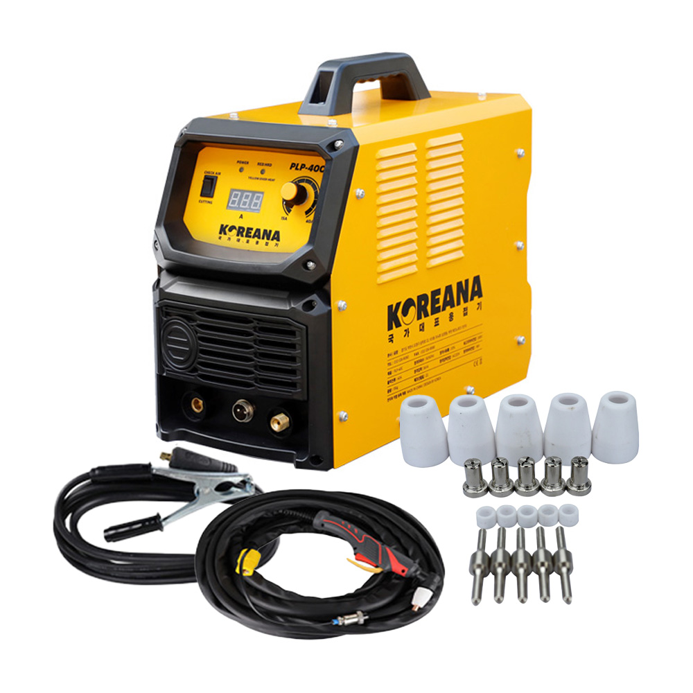 코리아나 프라즈마 절단기 콤프내장형 PLP-40C 토치10m 어스3m 세트 컴팩트사이즈 699,290원