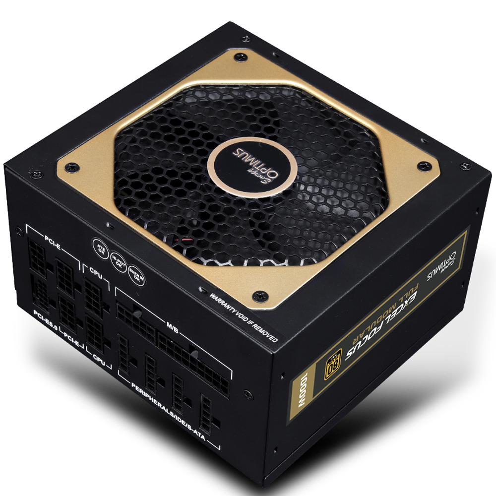 에너지옵티머스 EXCEL FOCUS 1000W 풀모듈러 파워서플라이 80PLUS GOLD ATX 3.0 130,000원