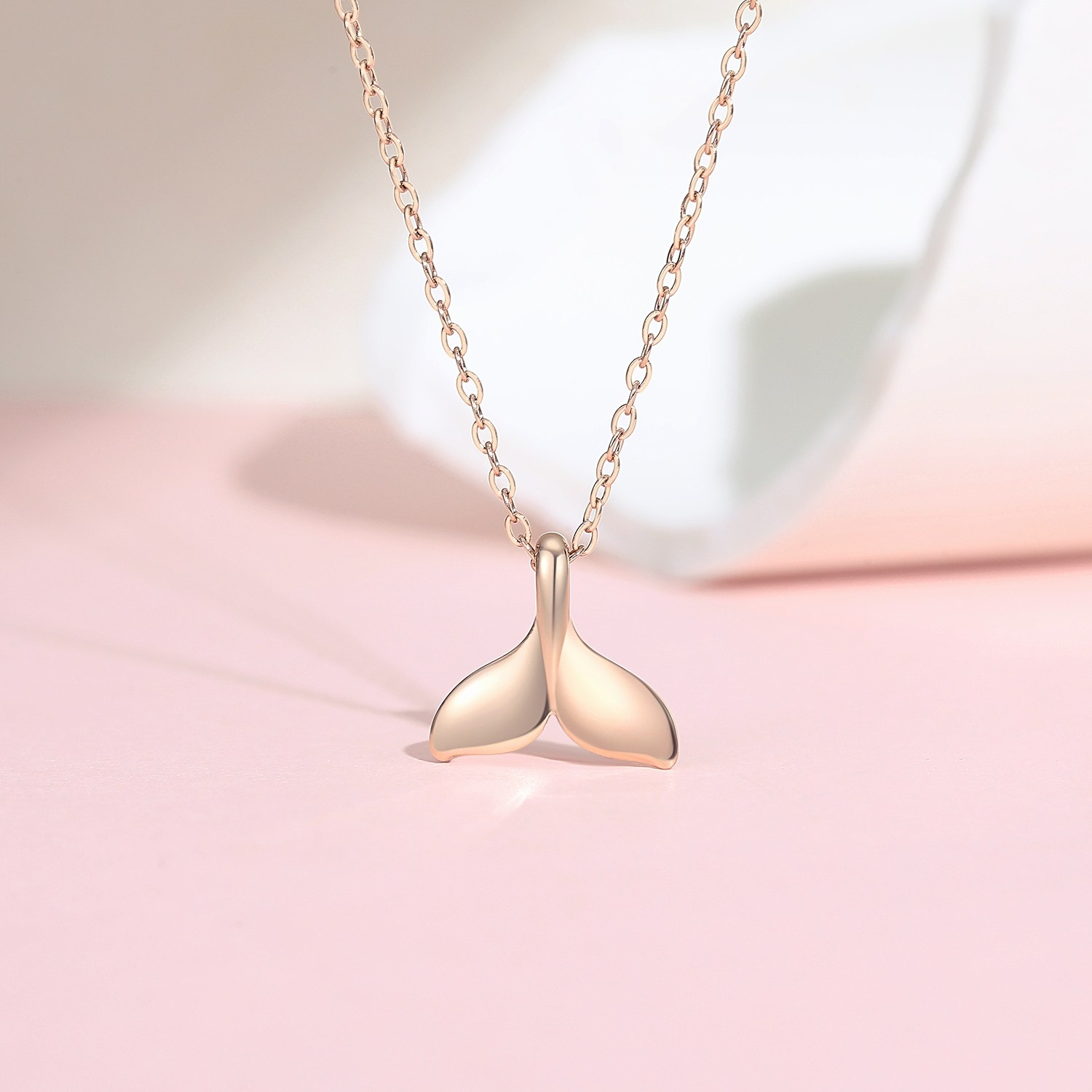 14K/18K고래꼬리목걸이 행운의 여자 데일리 패션 심플 펜던트 금목걸이 생일선물 238,800원