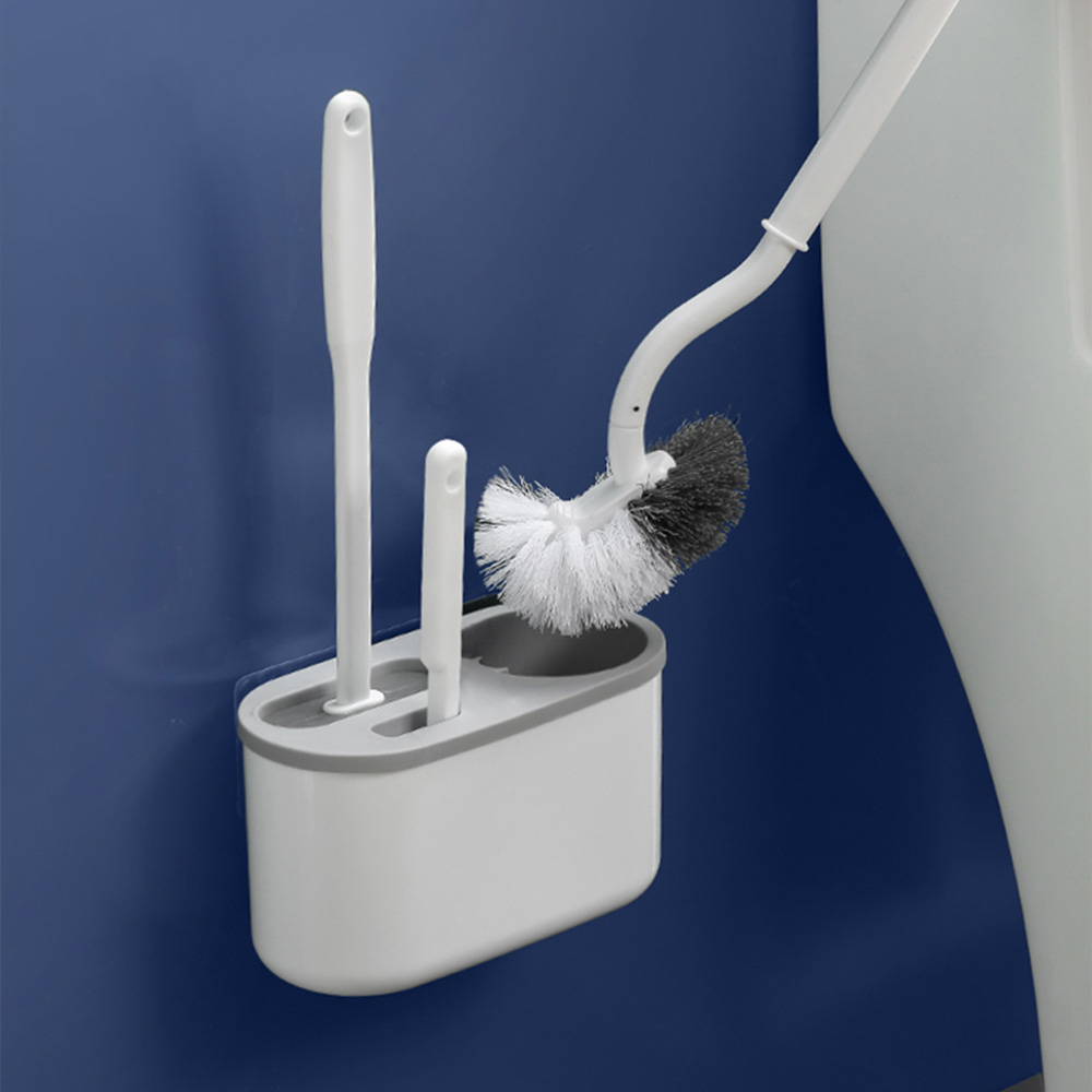 벽걸이용 3종 변기 청소솔 세트 실리콘 변기솔 틈새브러쉬 그레이 욕실청소 3in1 다용도형, 1개 8,900원