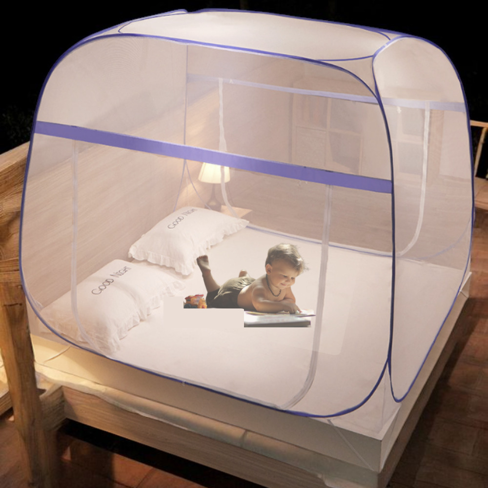 제이홈 원터치 모기장 텐트 접이식 침대 방충망 양문형 33,700원