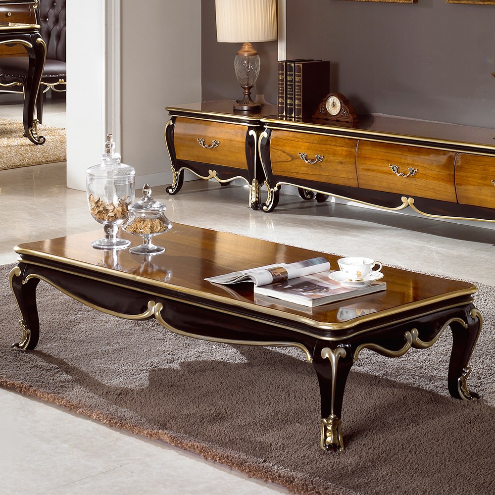 유캐슬 벤티 엔틱 원목 거실 좌탁 소파테이블, 단품 369,000원