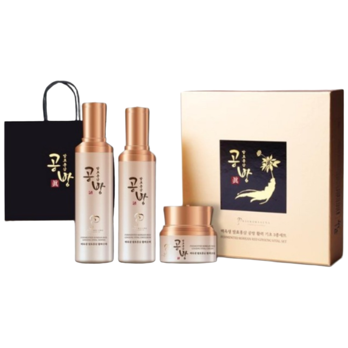 [대한홍삼] 발효화장품 주름 미백 활력 백옥생 3종세트 + 사은품 (발효홍삼캔디 24개 증정), 1세트 549,900원