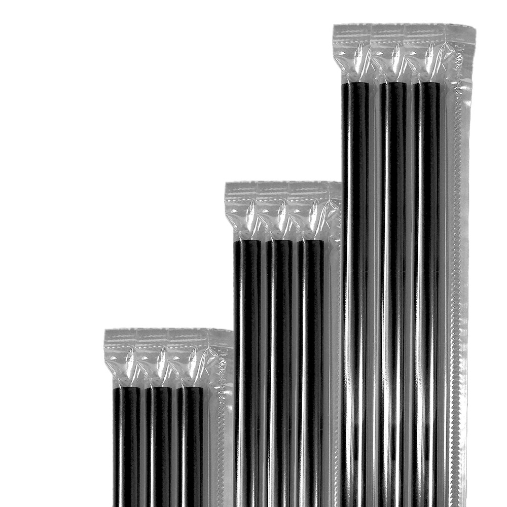 개별포장 일자빨대 검정 스트로우 7x25cm 1박스 10000개, 1박스, 10000개입 78,300원