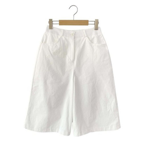 시크블랙 여성용 배해루 뒷 라벨 코튼 일자 5부 버뮤다 팬츠 cppt14992k53 37,900원