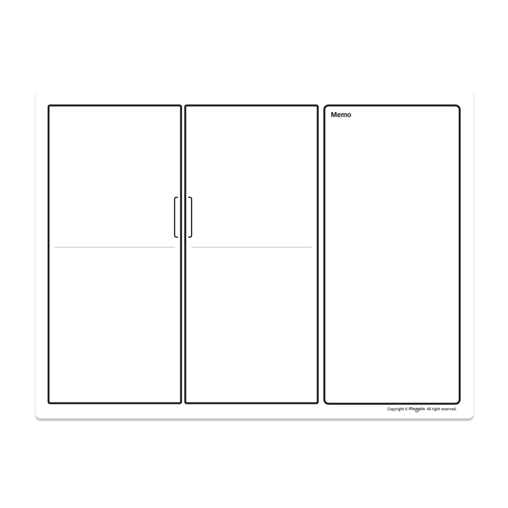 마그피아 냉장고를 부탁해 유리용 화이트보드 17,600원