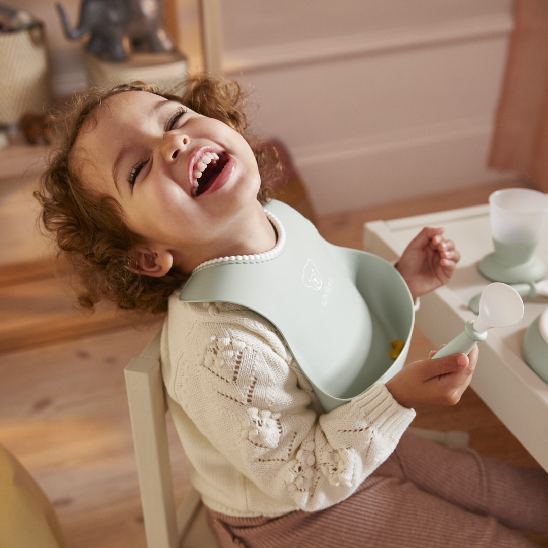 [공식] 베이비뵨 베이비 빕 이유식 턱받이 1개입, 파우더그린, 1개, 1개입 16,940원