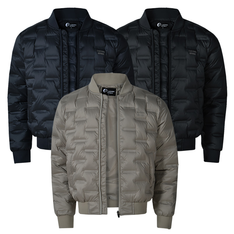 맥스스피드 겨울 남성 경량 구스다운 엠보 퀼팅 블루종 거위털 경량 항공 패딩 점퍼 잠바 아우터 59,900원