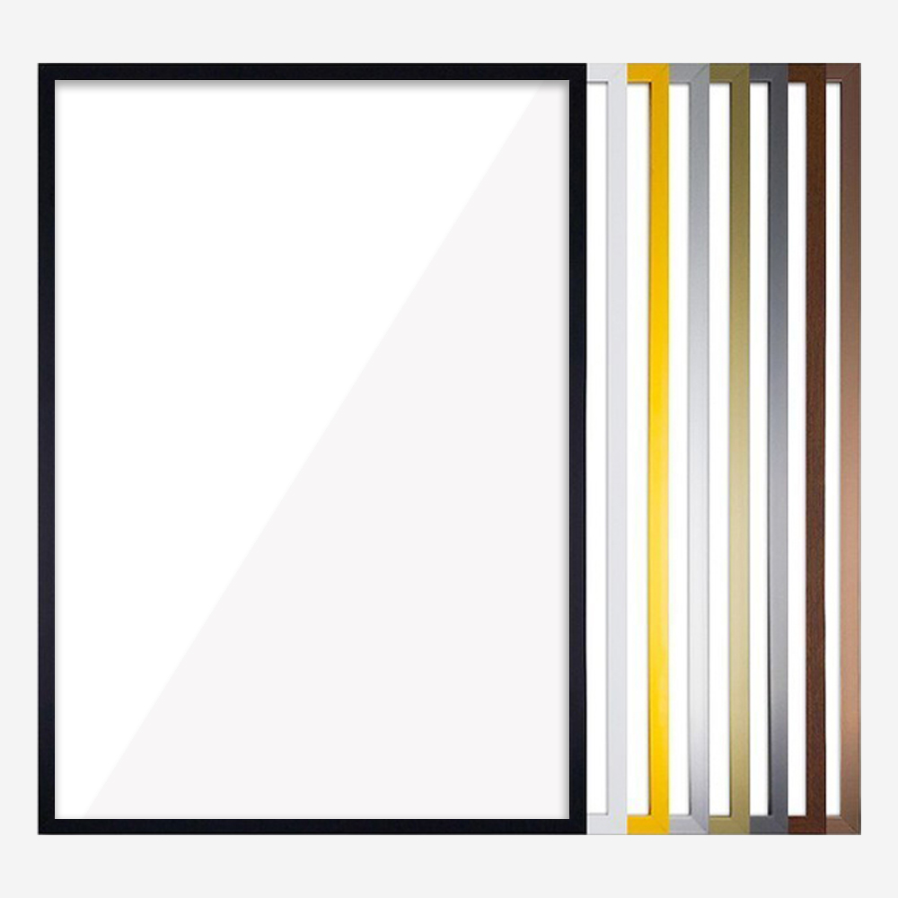 알루미늄 액자 A1 A2 A3 A4 5070 프레임 벽걸이 타입, 1개, 무광 블랙 색상 37,420원