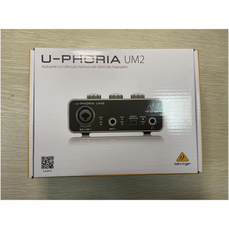 호환 BEHRINGER-UMC22/UM2 오디오 인터페이스 마이크 헤드폰 앰프 녹음 사운드 카드 91,500원