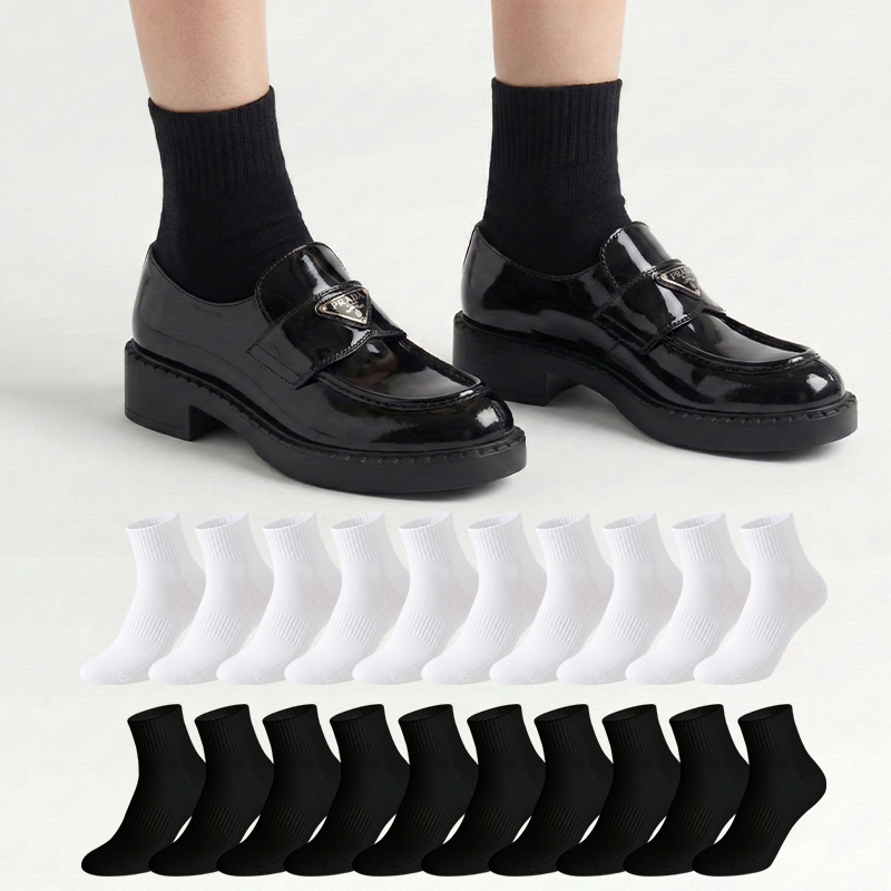 삭스판다 여성용 발이 편한 카바 밴딩 중목 양말 20켤레 세트 9,990원