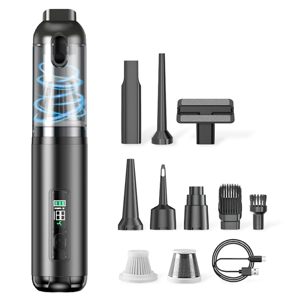 헤이슨 인피니티 클린 고급형 차량용 청소기 미니 핸디 초강력 20000PA 8가지 노즐증정, EQ-321K, 블랙 62,100원