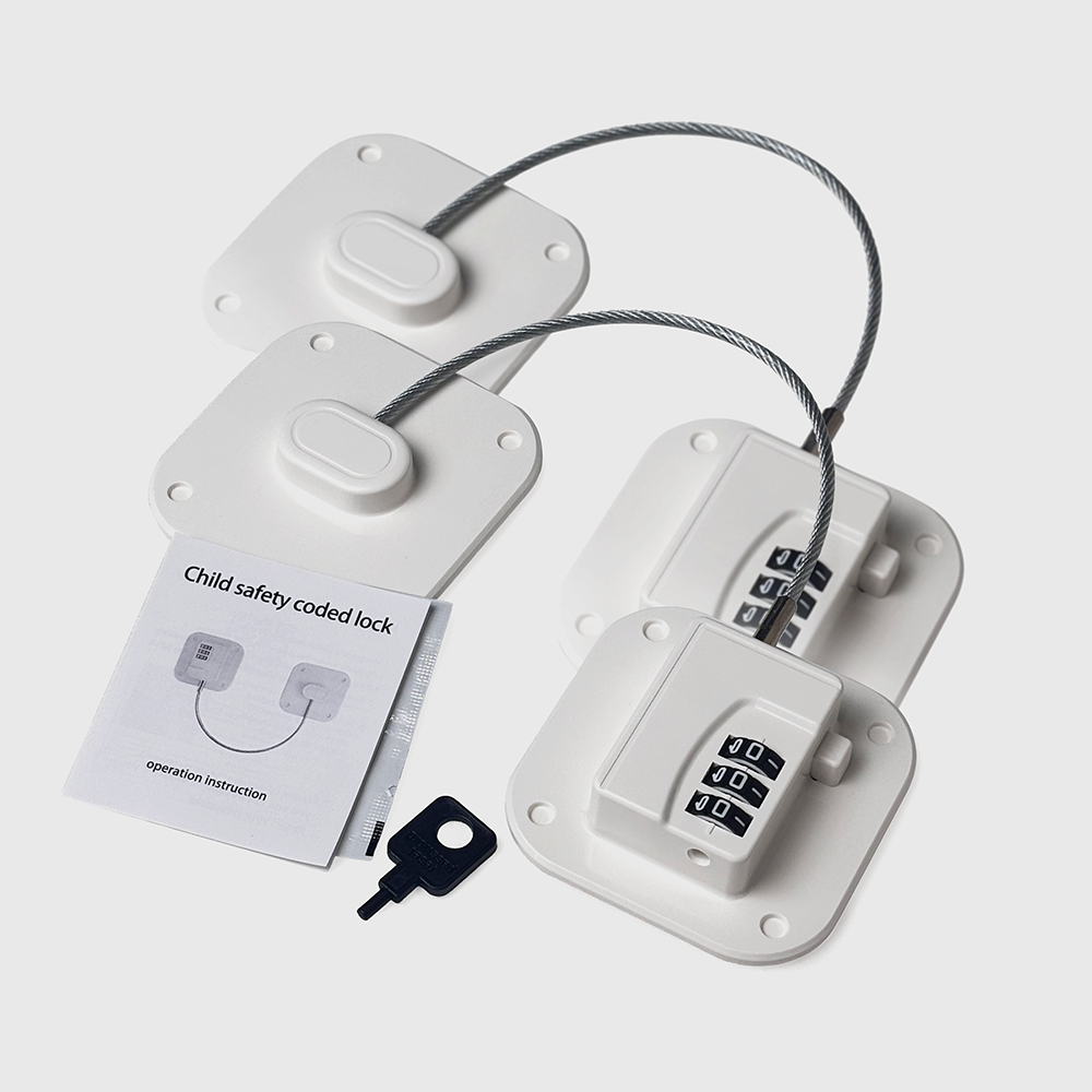 더조흔 사각 무타공 다용도 비밀번호 잠금장치, 화이트, 2개 17,900원