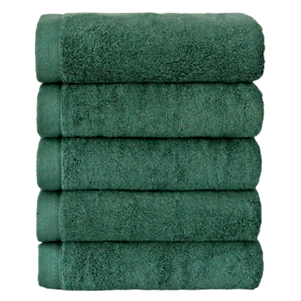 까사베르데 프리미엄 호텔타월 170g 30수 코마사, 딥그린, 5개, 현재가 16,240원