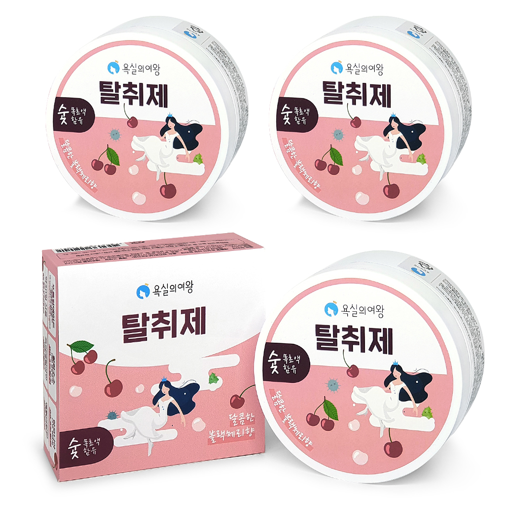 욕실의여왕 숯목초액함유 탈취제 블랙체리향 본품, 230g, 3개 18,590원