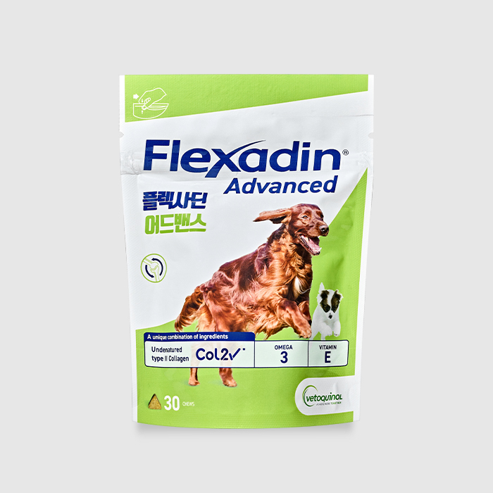 [베토퀴놀] 리뉴얼 플렉사딘 어드밴스 30정 강아지 관절영양제 24,000원