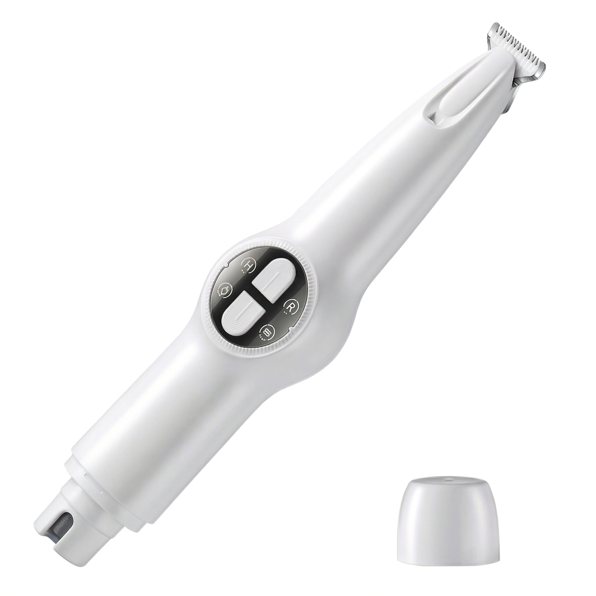 RUN기술 저소음 미니 반려동물 바리깡 2in1 발톱다듬기 클리퍼 LED, 1개, 화이트 38,900원