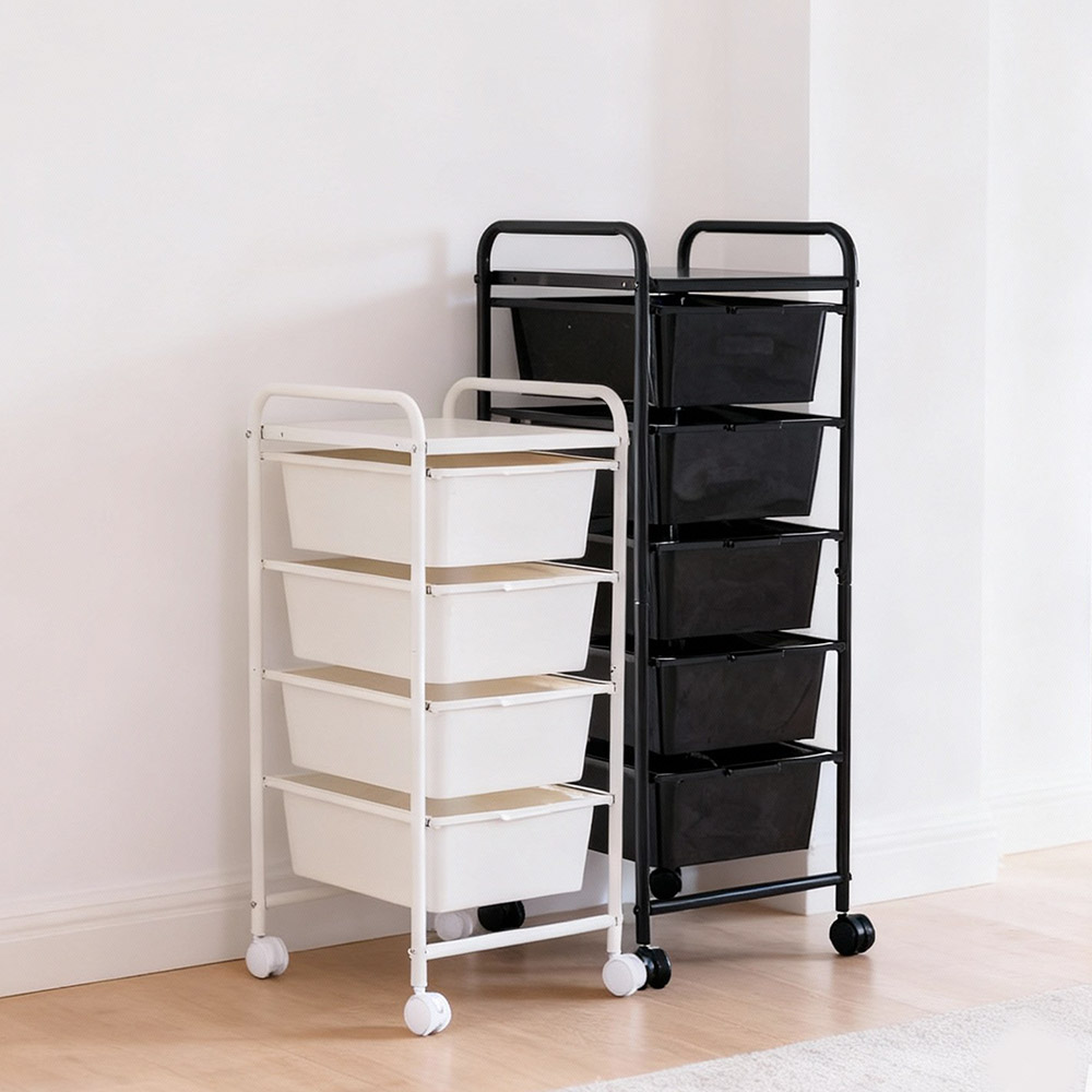 [리비니아] 모닝 미드센츄리 모노 이동형 싱글 서랍 트롤리 기저귀보관함 수납함 45,900원