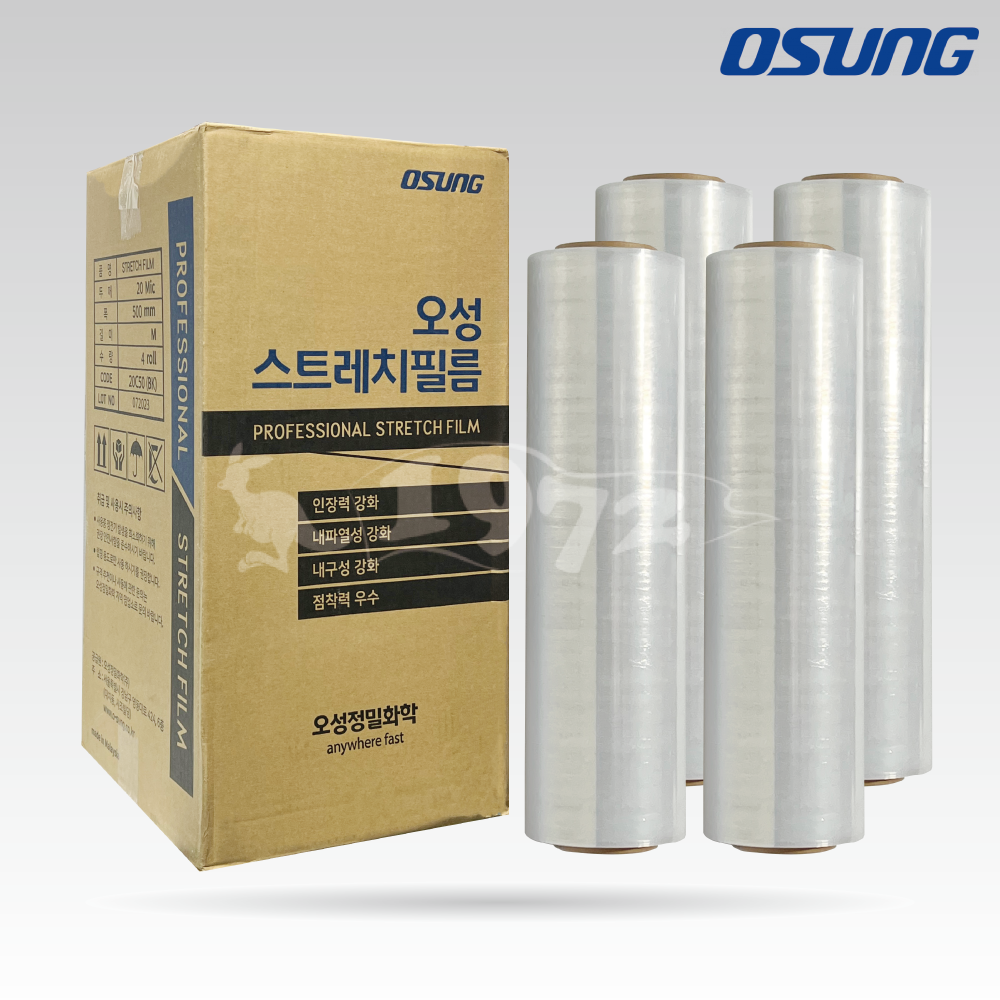 오성 스트레치필름 20mic 500mm 300M 공업용랩 파렛트랩 포장랩 70,000원