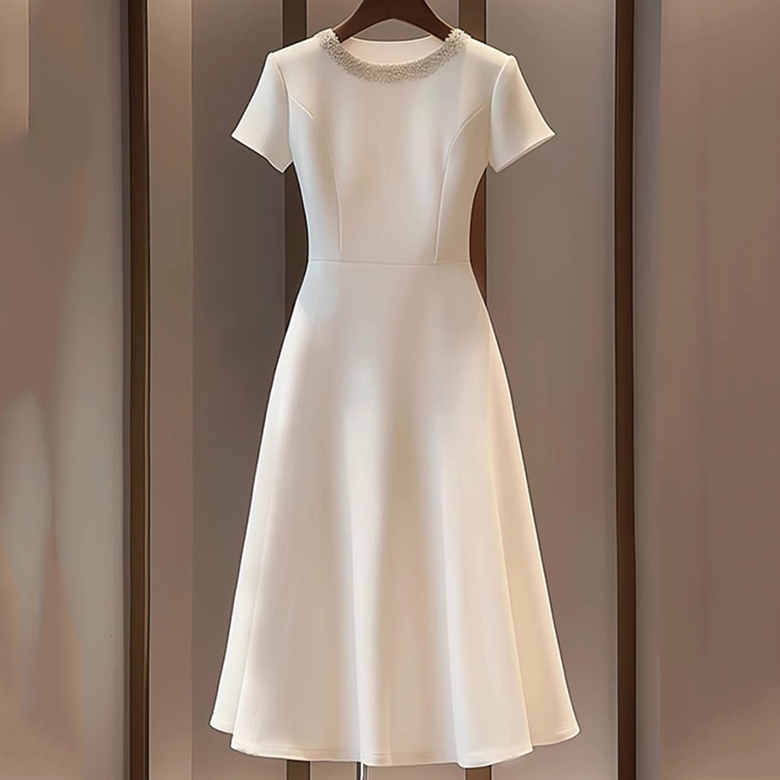 FANSYLI 결혼식 하객룩 여성 고급 정장 원피스 패션 심플 캐주얼 통근 원피스 미디 슬림 머메이드 오피스룩 X2507J6 41,560원