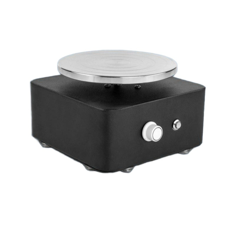 미니 전동 물레 공예 점토 회전판 작업실 조소 도자기 세트 전기 소형 공방 가정용 돌림판, 파랑 플러그인 머드 세트 88,000원