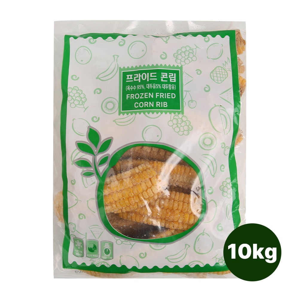 산들네이처 프라이드 콘립 냉동옥수수 옥수수튀김 옥수수 요리 10kg (1kg x 10봉), 10개, 1kg 66,900원