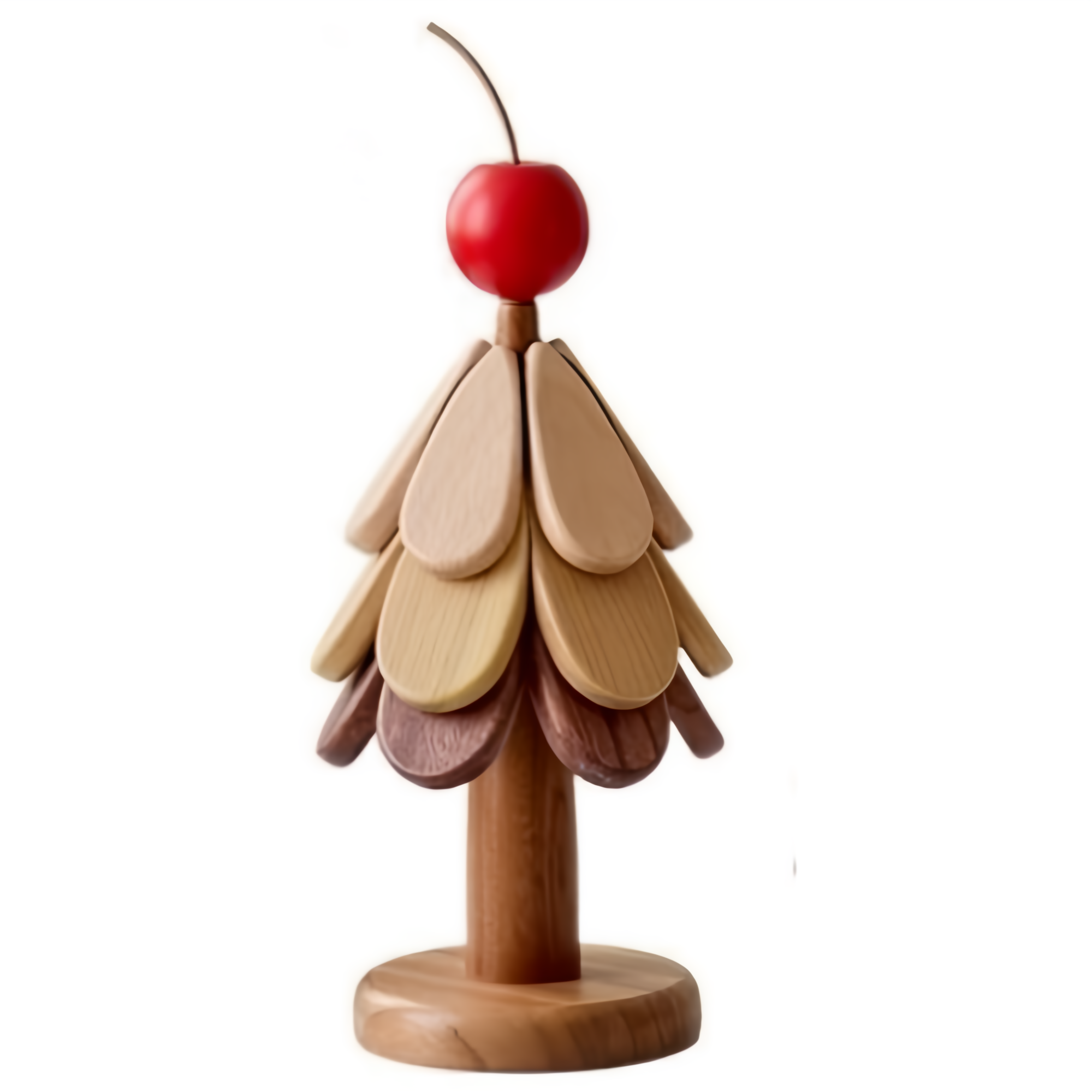 JMSU 원목 크리스마스 트리 내열 냄비 받침 컵 받침, 1세트, 사과 15,390원