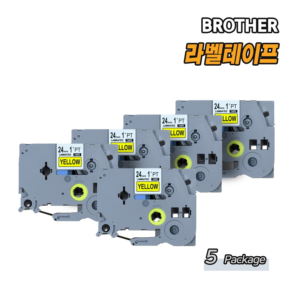 호환 올데이컴퍼니 브라더 라벨 프린터 테이프 라벨기 라벨지 6 9 12 18 24 36 mm pt-p700 p710bt p900w d200 p300 h110 26,000원