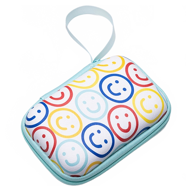 오크벨 심플 이어폰 충전기 케이블 수납 미니 파우치, 스마일, 1개 4,590원