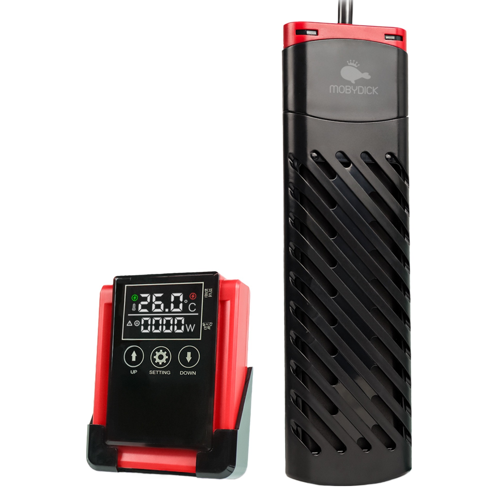 모비딕 대용량 디지털 온도조절기 횟집 어항 전기온수 물데우기 활어 히터 세트 AHX-1000 88,310원