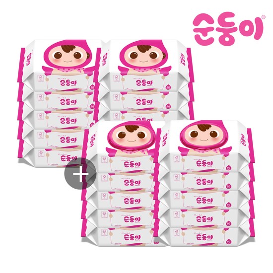 (세트)  베이직 리필형 80매 10팩+캡형 80매 10팩 (BR-01+BC-01) 39,600원