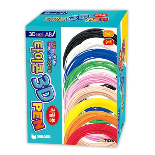타이콘 사나고와 함께하는 상상교실 3D펜 필라멘트 리필용 15,300원
