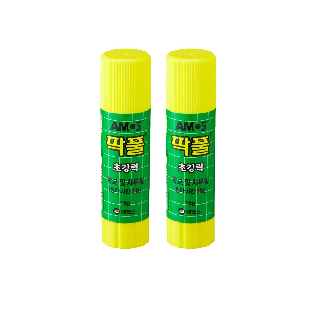 아모스] 딱풀 15g, 2개, 15g 3,500원