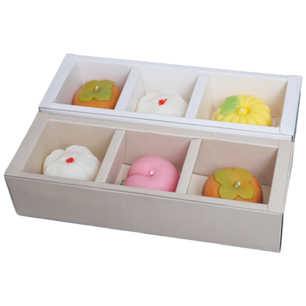 [PET슬리브] 답례떡 화과자 슬리브 상자(간지포함) - (화이트,사탕수수지 / 2구,3구) 7,700원