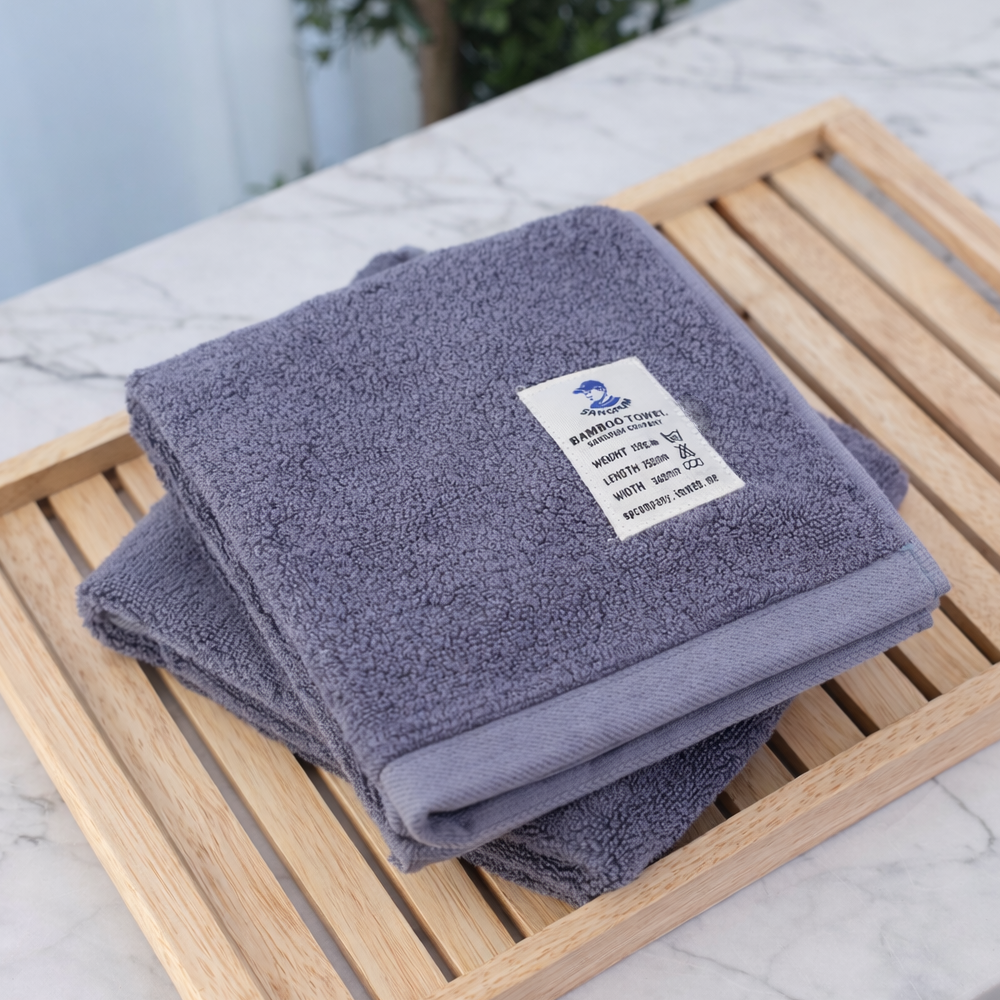 상품컴퍼니 대나무수건 뱀부얀 타올 32수 34x75 150g, 5개, 그레이 24,800원