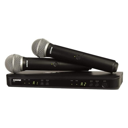 슈어 SHURE BLX288/PG58 2채널 무선 핸드 마이크 세트 BLX288K/PG58 1,143,800원