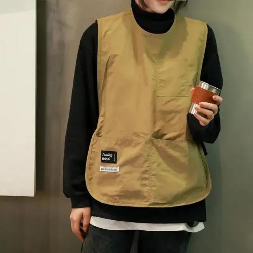 작업용 앞치마 방수 및 얼룩 방지 좋은 단색 나일론 조끼 스타일 뷰티 소매 요리사 서버 착용 19,600원