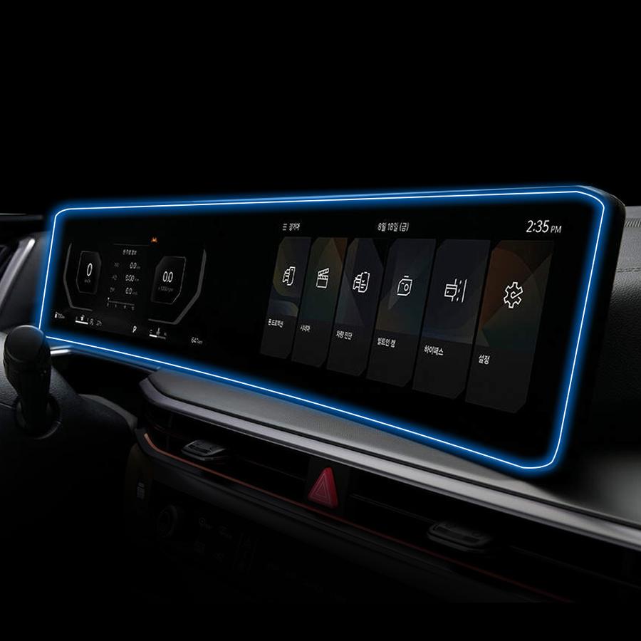 미르파크 쏘렌토MQ4 페이스리프트 호환 파노라믹 커브드 디스플레이 네비게이션 보호필름, 1GB, 네비게이션 보호필름(초고투명) 16,500원