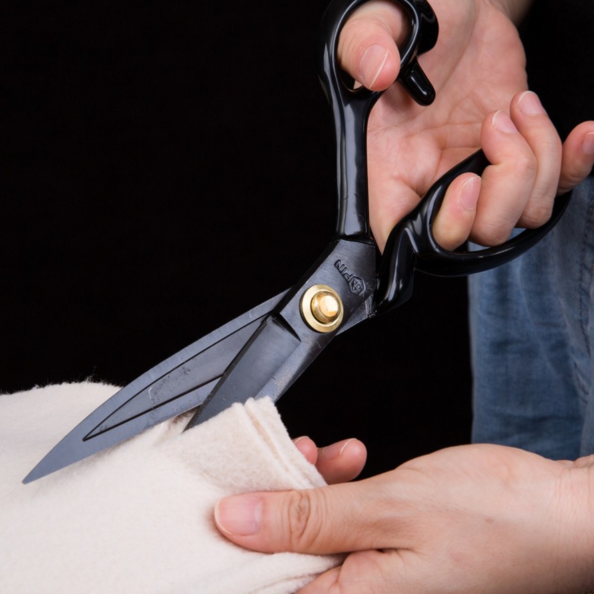 PIN 전문가용 재단 가위 8/10/12인치 헤비듀티 스테인리스 두꺼운 원단 가죽 커팅 재봉 바느질 29,580원