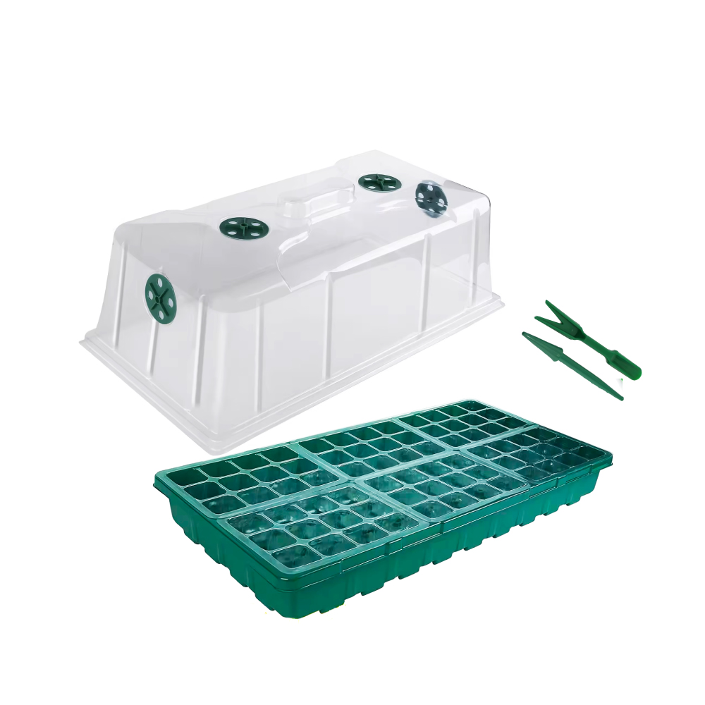 72구 온실 모종트레이 화분 세트 (12구 6개, 통풍 뚜껑 4개), 1개 22,000원